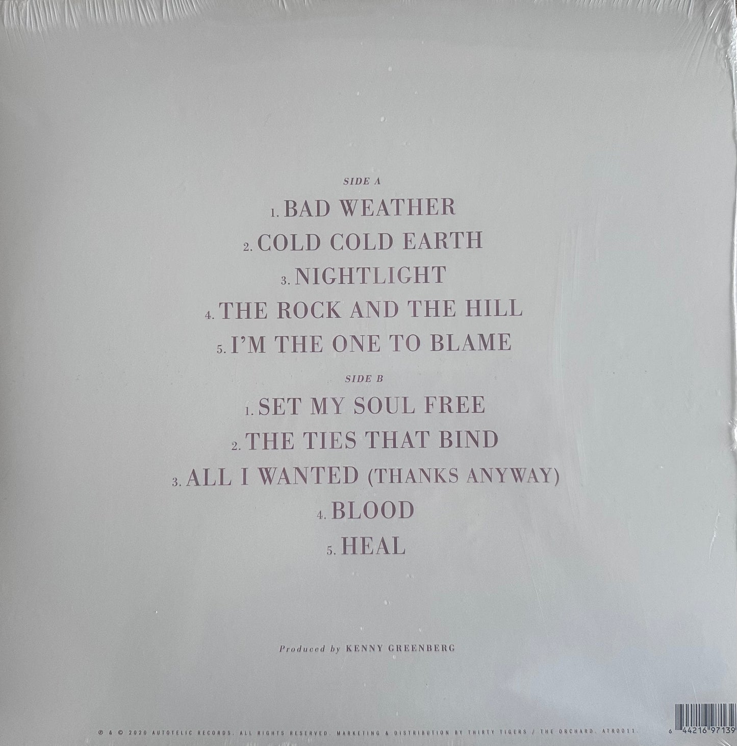 Vinyl: Blood