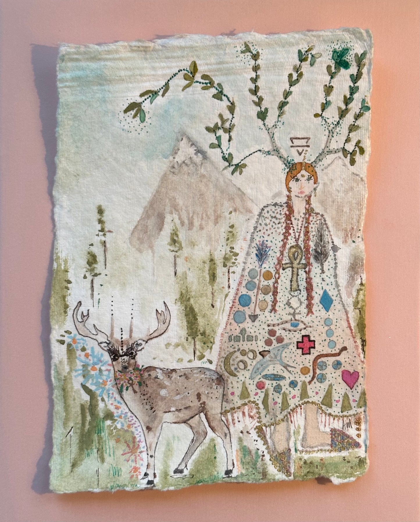 Elder Scout with Deer