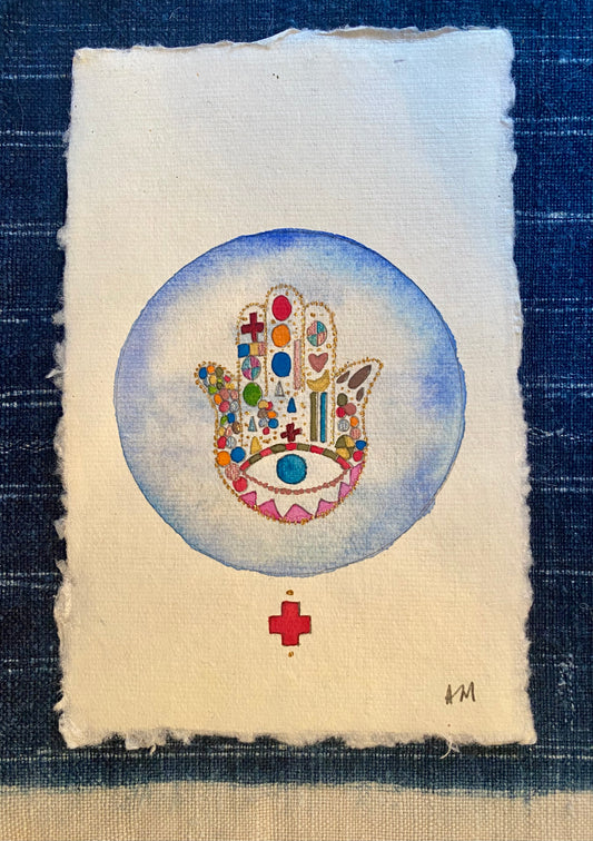 Blue Hamsa 1